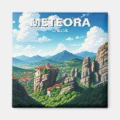 Meteora Griechenland Reise Magnet (Vorne)