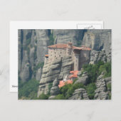 Meteora Kloster 1 Postkarte (Vorne/Hinten)