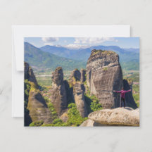Meteora Klöster Postcard - Griechenland Reisen