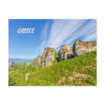 Meteora Klöster Postcard - Griechenland Reisen