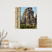 Meteora Rock, Griechenland Foto Poster (Küche)