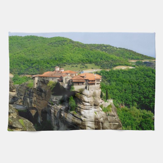 Meteora - Thessaly Geschirrtuch (Horizontal)