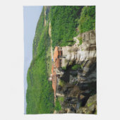 Meteora - Thessaly Geschirrtuch (Vertikal)