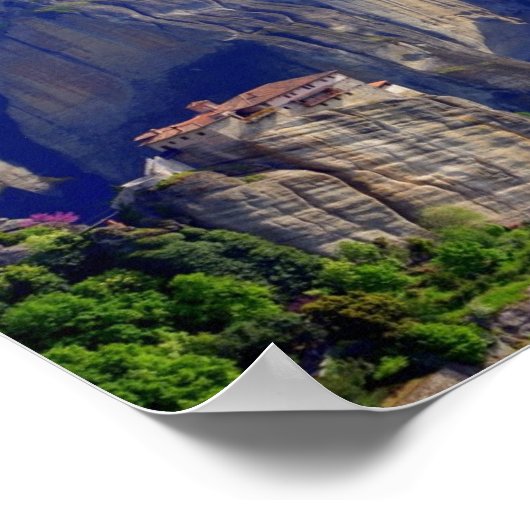 Meteora - Thessaly Poster (Ecke)