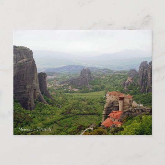 Meteora - Thessaly Postkarte (Vorderseite)