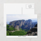 Meteora - Thessaly Postkarte (Vorne/Hinten)