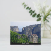Meteora - Thessaly Postkarte (Stehend Vorderseite)