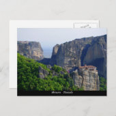 Meteora - Thessaly Postkarte (Vorne/Hinten)