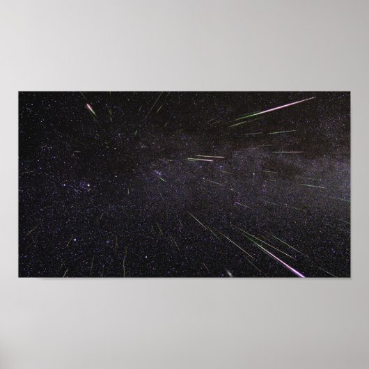 Meteordusche Poster (Vorne)