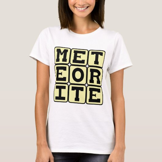 Meteorit, Weltraummüll T-Shirt (Vorderseite)