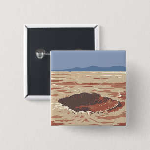 Meteoritenkrater Button