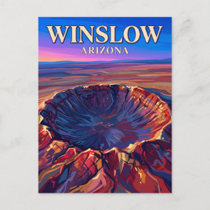 Meteoritenkrater USA Postkarte