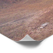 Meteorokrater-Druck von Arizona Poster (Ecke)