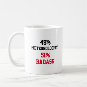 Meteorologe Badass Kaffeetasse