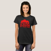 Meteorologe Coole Chaser-Wettervorhersage Wolken T-Shirt (Vorne ganz)