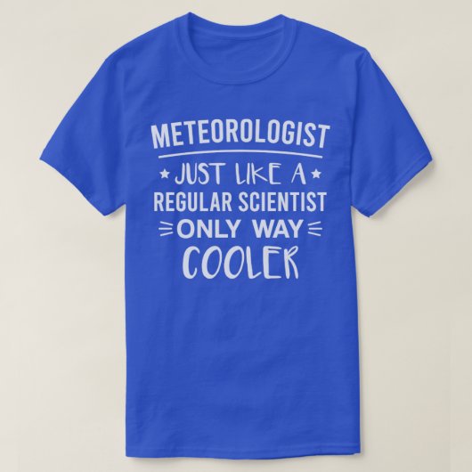 Meteorologe Funny Definition Sprichwort T-Shirt (Design vorne)