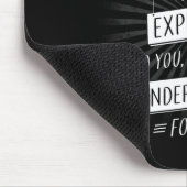 Meteorologe Geschenk Lustiges Design mit Meteorolo Mousepad (Ecke)