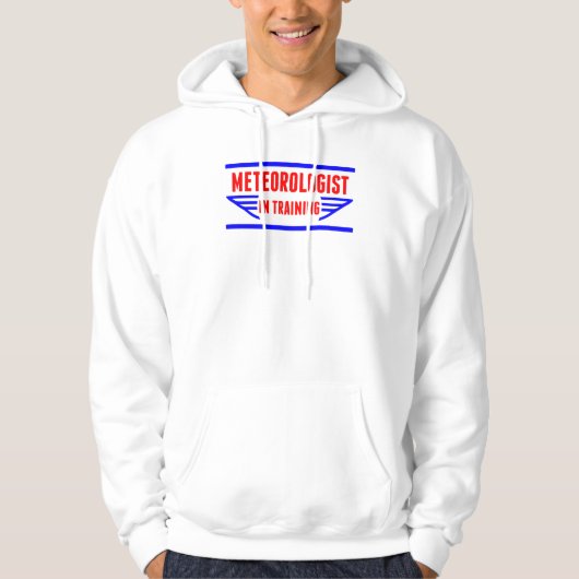 Meteorologe im Training Hoodie (Vorderseite)