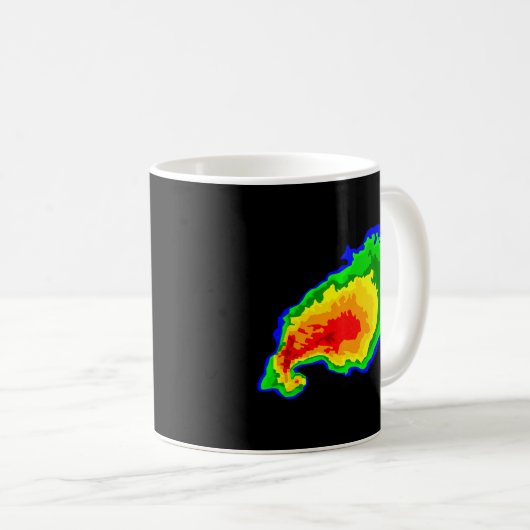 Meteorologe Jagd Stürme Cumulonimbus Twisted Kaffeetasse (VorderseiteRechts)
