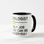 Meteorologe Job Tasse (VorderseiteRechts)