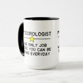 Meteorologe Job Tasse (Vorderseite Links)