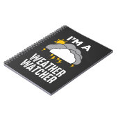 Meteorologe Weather Weatherman Meteorology Notizblock (Linke Seite)