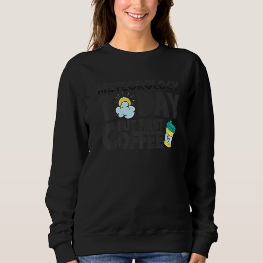 Meteorologe Weatherman Weather Forec Sweatshirt (Vorderseite)