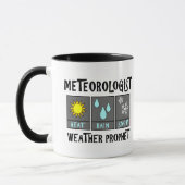 Meteorologe Wetterprophet Tasse (Links)