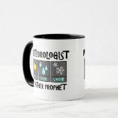 Meteorologe Wetterprophet Tasse (Vorderseite Links)