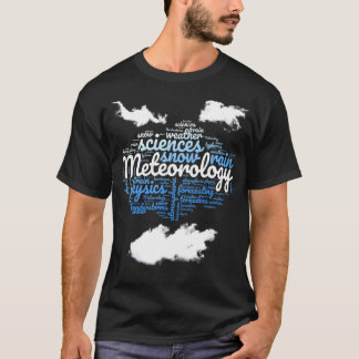 Meteorologe Wolkenmeteorologie Weatherman T-Shirt