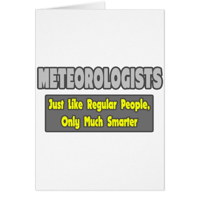 Meteorologen... schlauer (Vorne)
