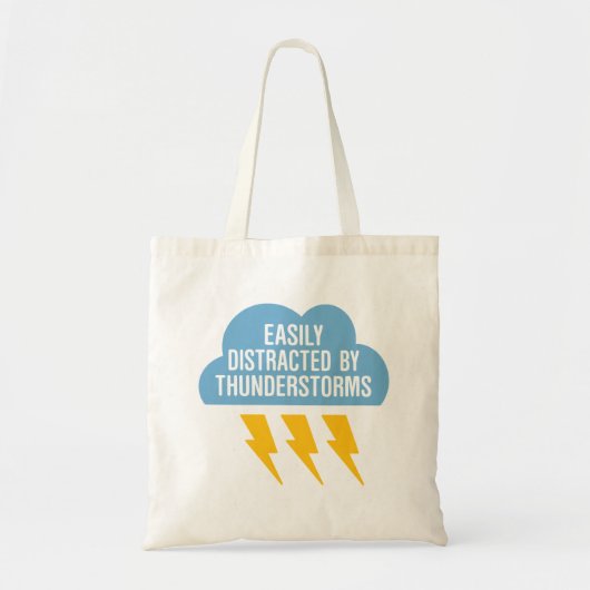 Meteorologie abgelenkt durch Gewitter Tragetasche (Vorne)