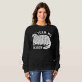 Meteorologie Funny Team No Shadow Groundhog 2022 Sweatshirt (Vorne ganz)