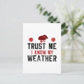 Meteorologie - Ich kenne mein Wetter Postkarte (Stehend Vorderseite)