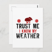 Meteorologie - Ich kenne mein Wetter Postkarte (Vorne/Hinten)