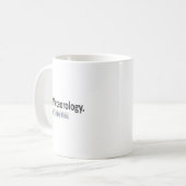 Meteorologie... Ich mag das. Kaffeetasse (Vorderseite Links)