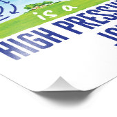 Meteorologie ist ein Hochdruck-Jobwetter Fotodruck (Ecke)