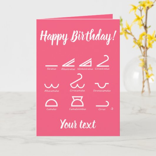 Meteorologie Karte (Gelbe Blume)