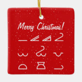 Meteorologie Keramikornament (Vorderseite)