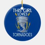 Meteorologie Kids Tornado Storm jagen Storm Fan Keramik Ornament (Hinten)