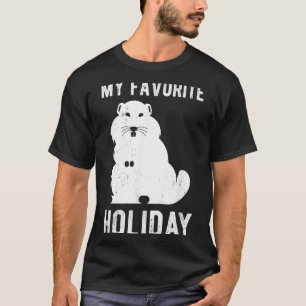 Meteorologie Lustig Mein Lieblingsfeiertag Murmelt T-Shirt