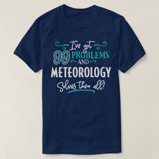 Meteorologie Shirt Gift Meteorologie löst sie Al (Design vorne)