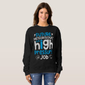Meteorologie Wettervorhersage Sweatshirt (Vorne ganz)