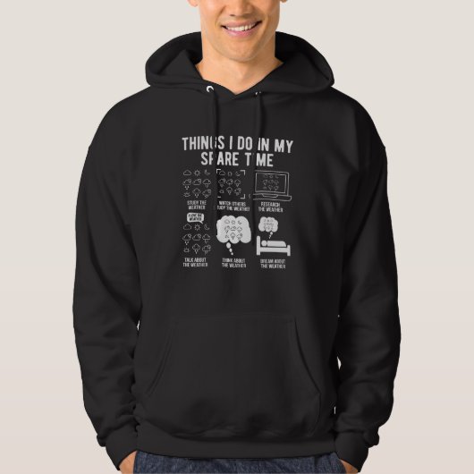 Meteorologists Meteorology Meteorologist Hoodie (Vorderseite)