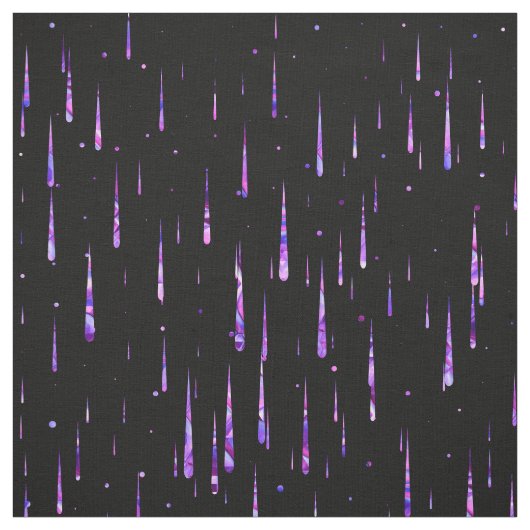 Meteorregen - lila stoff (Muster)