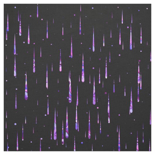 Meteorregen - lila stoff (Muster)