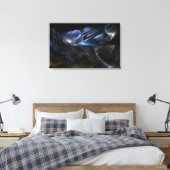Meteors Leinwanddruck (Insitu (Schlafzimmer))
