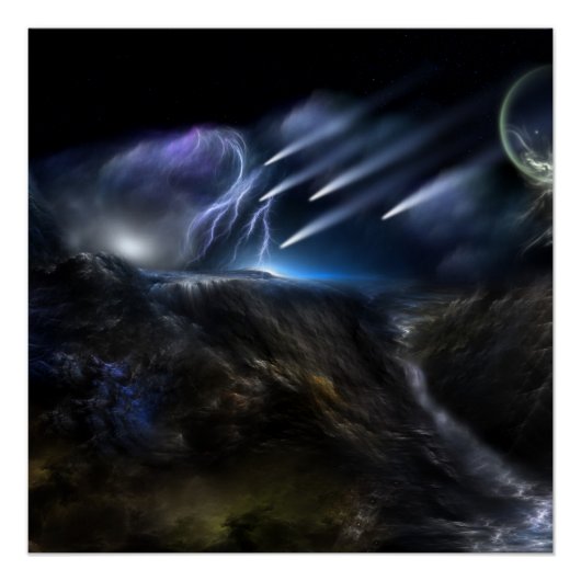 Meteors Poster (Vorderseite)