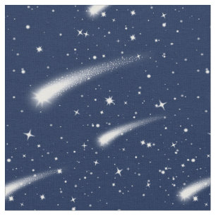 Meteorschauer Sternen Stoff nach Maß