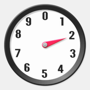 Meter 2 runder aufkleber